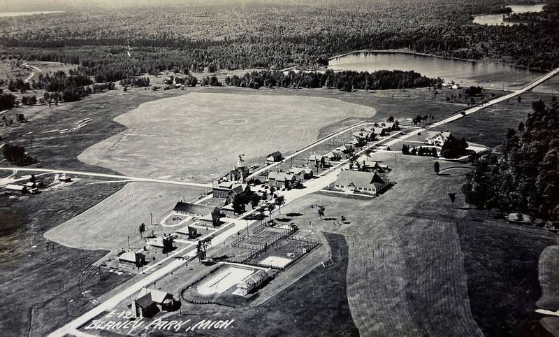 Blaney Park Resort - Vintage Aerial View